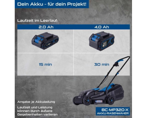 Купить Газонокосилка аккумуляторная Scheppach BC-MP320-X Set L (5911413403)