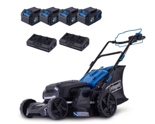 Купить Газонокосилка аккумуляторная Scheppach MP470-X SET XL2x2 (5911417400)
