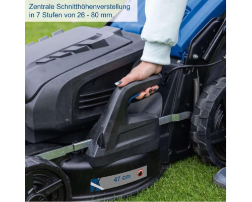 Купить Газонокосилка аккумуляторная Scheppach MP470-X SET XL2x2 (5911417400)