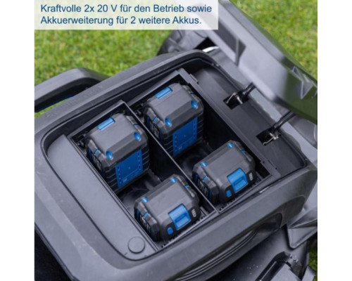 Купить Газонокосилка аккумуляторная Scheppach MP470-X SET XL2x2 (5911417400)