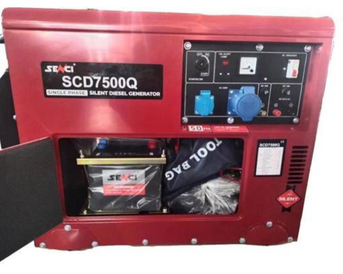 Купити Генератор дизельний SENCI SCD 7500Q max 5.5 кВт у шумозахисному кожусі