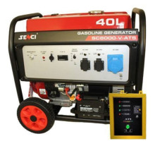 Генератор бензиновий SENCI SC8000-V + ATS  на колесах зі збільшеним баком 