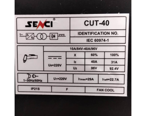 Купить Плазморез однофазный SENCI IGBT CUT-40 инвертор