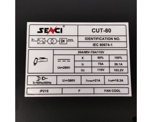Купить Плазморез трехфазный SENCI IGBT CUT-80 инвертор 380V