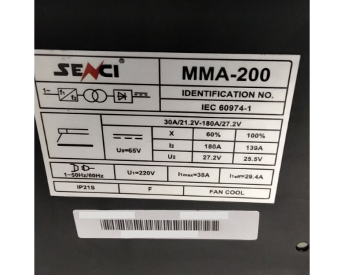 Купить Сварочный аппарат SENCI IGBT MMA-200 инвертор