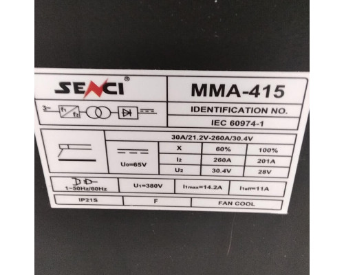 Купить Сварочный аппарат SENCI IGBT MMA-415 инвертор 380V
