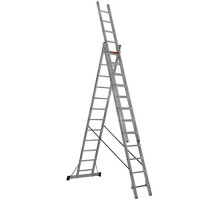 Трехсекционная алюминиевая лестница VIRASTAR 3x12 ступеней  TS205