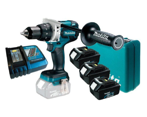 Купить Аккумуляторная дрель-шуруповерт Makita DDF481RFE3