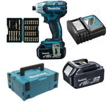 Аккумуляторный ударный шуруповерт Makita DTS141RTJ1 (Makpac)