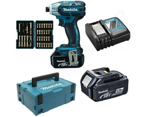 Купить Аккумуляторный ударный шуруповерт Makita DTS141RTJ1 (Makpac)