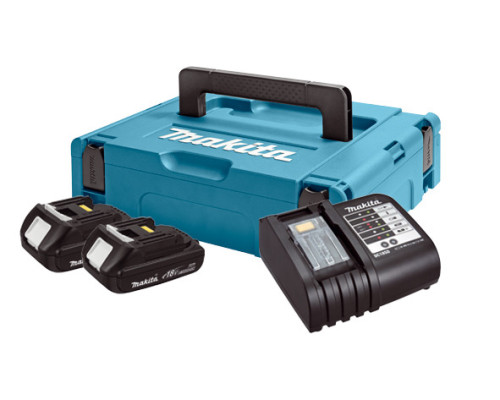 Купити Набір акумуляторів Makita LXT BL1815Nx2, DC18SD 197136-5