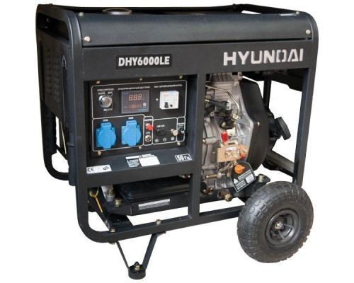Купить Дизельный генератор Hyundai DHY 6000LE