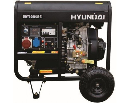Купити Дизельний трифазний генератор Hyundai DHY 6000LE-3