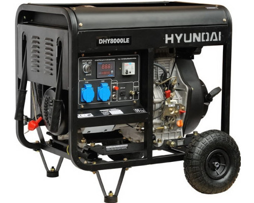 Купити Дизельний генератор Hyundai DHY 8000LE