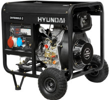 Дизельний трифазний генератор Hyundai DHY 8000LE