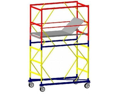 Купити Вишка-туру VIRASTAR «КОМПАКТ-М» 1,7х0,8 м (1+1) VST170811L полегшена база