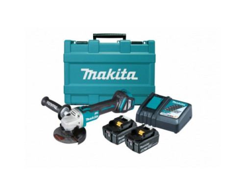 Купити Акумуляторна Кутова шліфмашина Makita DGA511RTE