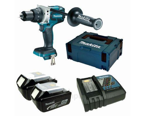 Купити Акумуляторна дриль-шуруповерт Makita DDF481RT3J (Makpac)