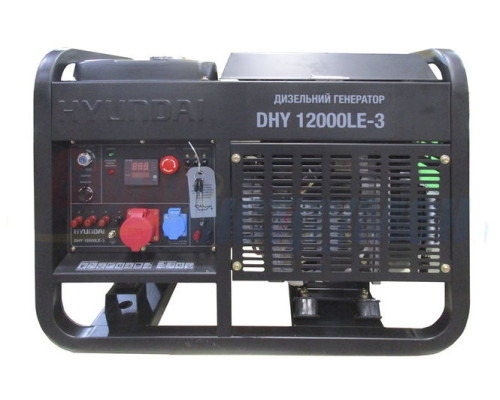 Купити Дизельний генератор Hyundai DHY 12000LE-3
