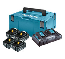 Набір акумуляторів Makita LXT BL1830 х 4 DC18RD 197720-6