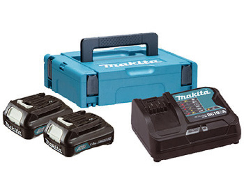 Купить Набор аккумуляторов Makita CXT BL1015x2, DC10SA 197653-5
