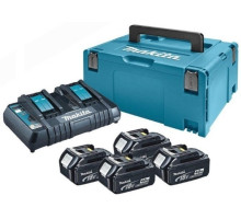 Набір акумуляторів Makita LXT BL1840x4, DC18RD 197156-9
