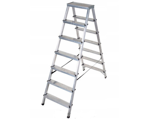 Купити Двостороння алюмінієва драбина VIRASTAR STEP STOOL 2X7 сходинок (DR125ALDD7)