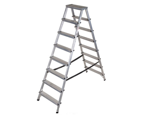 Купити Двостороння алюмінієва драбина VIRASTAR STEP STOOL 2X8 сходинок (DR125ALDD8)