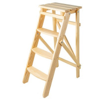 Драбина VIRASTAR PINE WOOD, 4 ступені WSL00101
