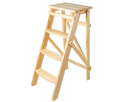 Купити Драбина VIRASTAR PINE WOOD, 4 ступені WSL00101