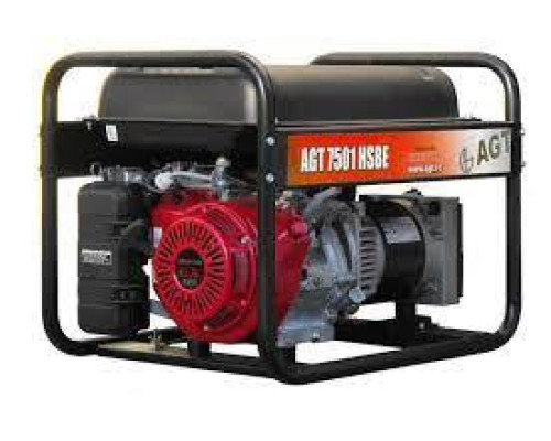Купить Генератор бензиновый AGT 7501 HSBE R26 PFAGT7501HE26