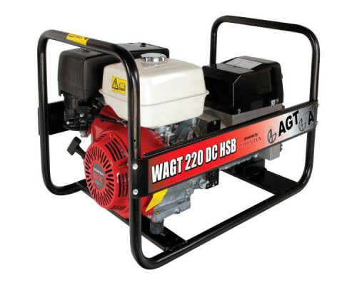 Купить Генератор бензиновый сварочный AGT WAGT 220 DC HSB PFWAGT220DHPN/E