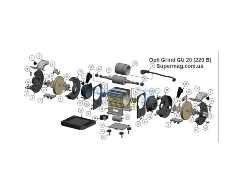 Купить Шлифовальный станок по металлу OPTIgrind GU 20/230V (3101515)