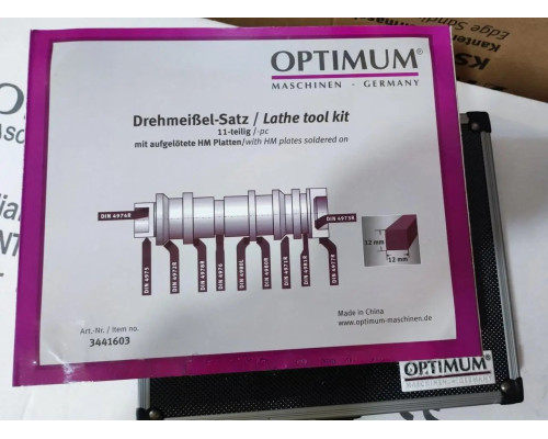Купить Набор токарных резцов Optimum 11 шт. 12 мм. (3441603)