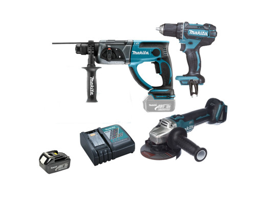 Купити Набір акумуляторного інструменту Makita DLX3160