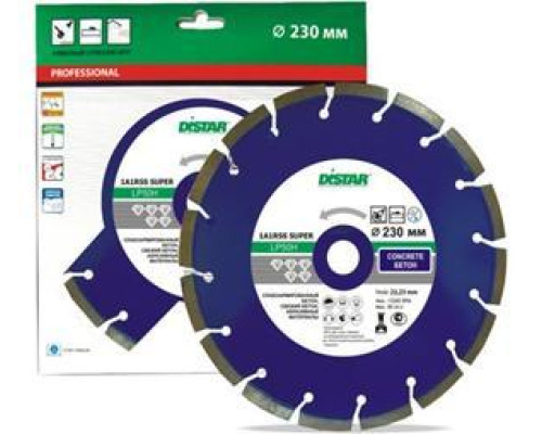 Купить Алмазный круг Distar 1A1RSS/C3-W 230x2,6/1,8x22,23-16-ARP 38x2,6x8+2 R105 Super 12315085017