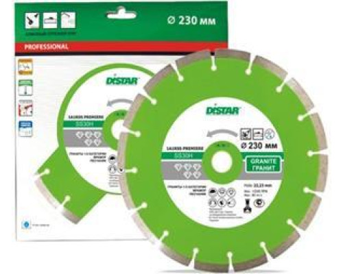 Купить Алмазный круг Distar 1A1RSS/C3 230x2,6/1,8x10x22,23-16-HIT Premier Active 14315060017