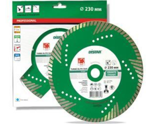 Купить Алмазный круг Distar Turbo 230x3,0x10x22,23 z5 Elite Duo 10115040017