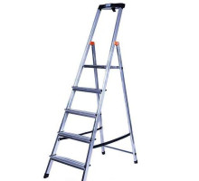 Односторонняя стремянка Safety KRAUSE NEW 5 ступеней (126337)