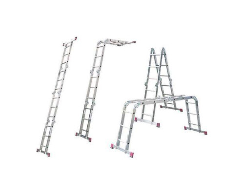 Купить Шарнирная универсальная лестница KRAUSE MultiMatic (4x3)(085108).