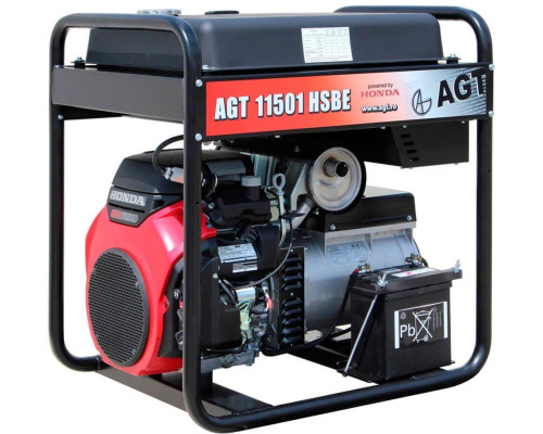 Купить Генератор бензиновый AGT 11501 HSBE R45 (PFAGT11501H45/E).