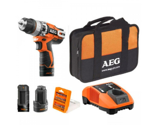 Купить Аккумуляторная дрель-шуруповерт AEG BSB 12 C2 LI-KIT2B (4935447996)