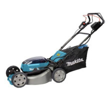 Газонокосилка аккумуляторная Makita 18В+18В, 460мм (DLM462PT4).