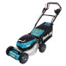 Купить Газонокосилка аккумуляторная Makita 18В+18В, 460мм (DLM462PT4).