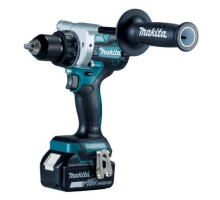 Дриль-шуруповерт акумуляторна Makita LXT 18в, 5аг х 2 шт, dc18rc, Makpac (ddf486rtj).
