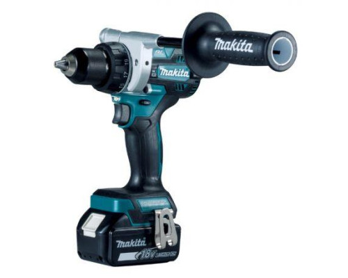 Купити Дриль-шуруповерт акумуляторна Makita LXT 18в, 5аг х 2 шт, dc18rc, Makpac (ddf486rtj).