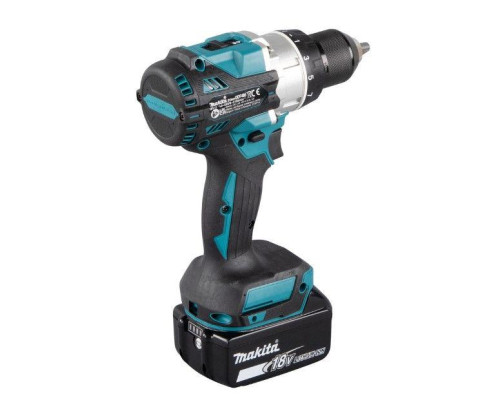 Купити Дриль-шуруповерт акумуляторна Makita LXT 18в, 5аг х 2 шт, dc18rc, Makpac (ddf486rtj).