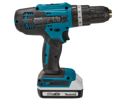 Купити Акумуляторна ударний дриль-шуруповерт Makita HP488DWAE
