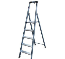 Профессиональная анодированная стремянка Stabilo SePro S KRAUSE 5 ступеней 713506