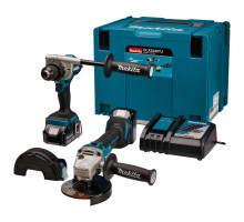 Набор аккумуляторного инструмента Makita: болгарка DGA504Z + шуруповерт DDF486Z DLX2430TJ